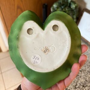 Dept 56 Water Lily floral frog